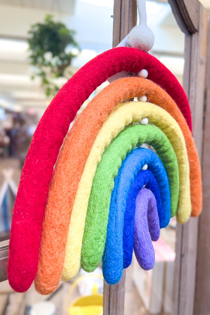 DZI Handmade Felted Rainbow