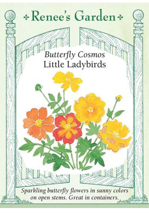 Renee's Garden Butterfly Cosmos Little Ladybirds Seeds