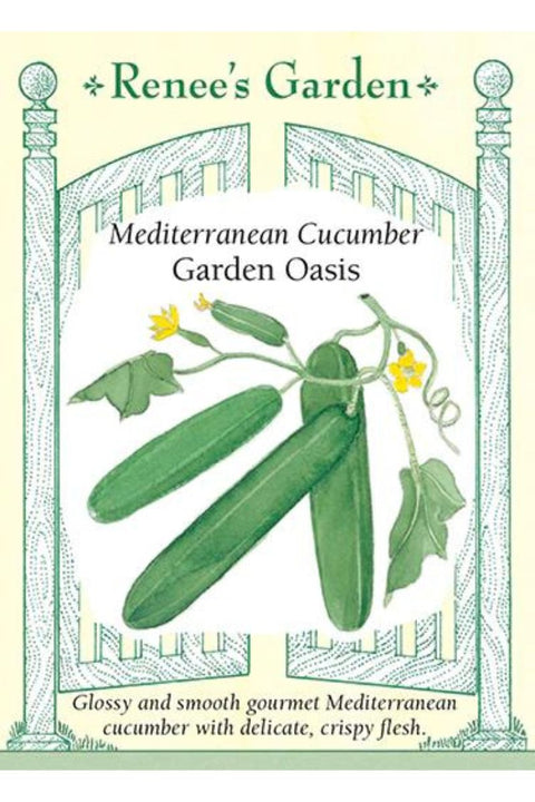 Renee's Garden Mediterranean Cucumber Garden Oasis Seeds