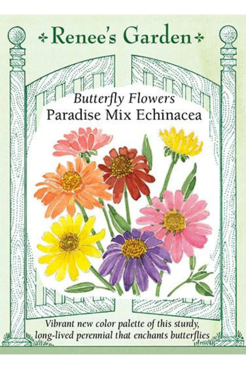 Renee's Garden Butterfly Flowers Paradise Mix Echinacea Seeds