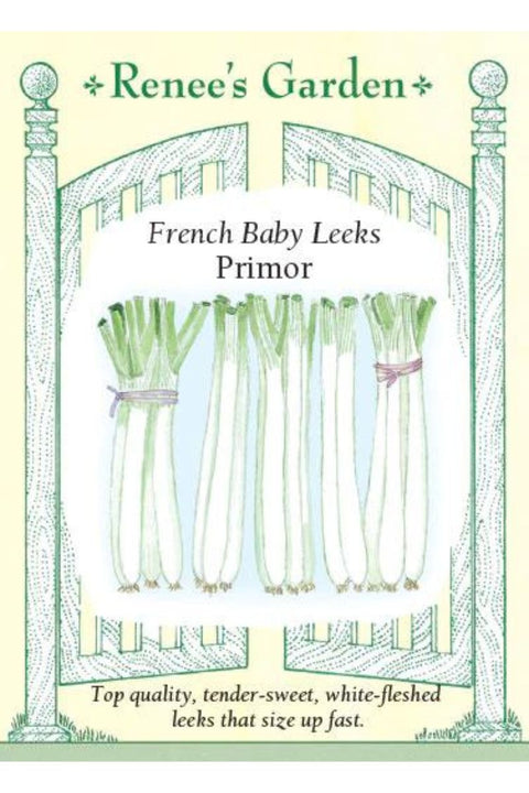 Renee's Garden French Baby Leeks Primor Seeds