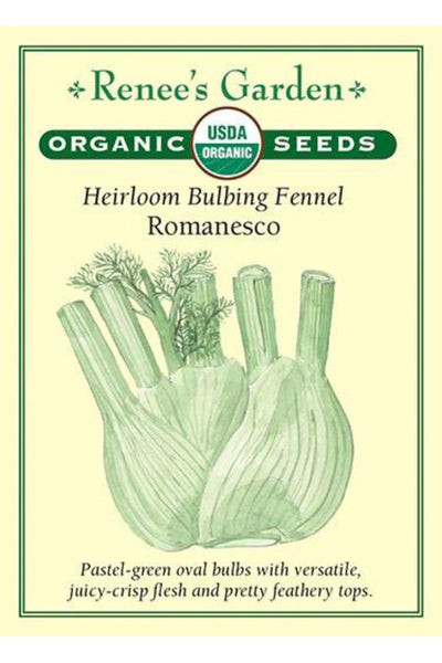Renee's Garden Heirloom Bulbing Fennel Romanesco Organic Seeds