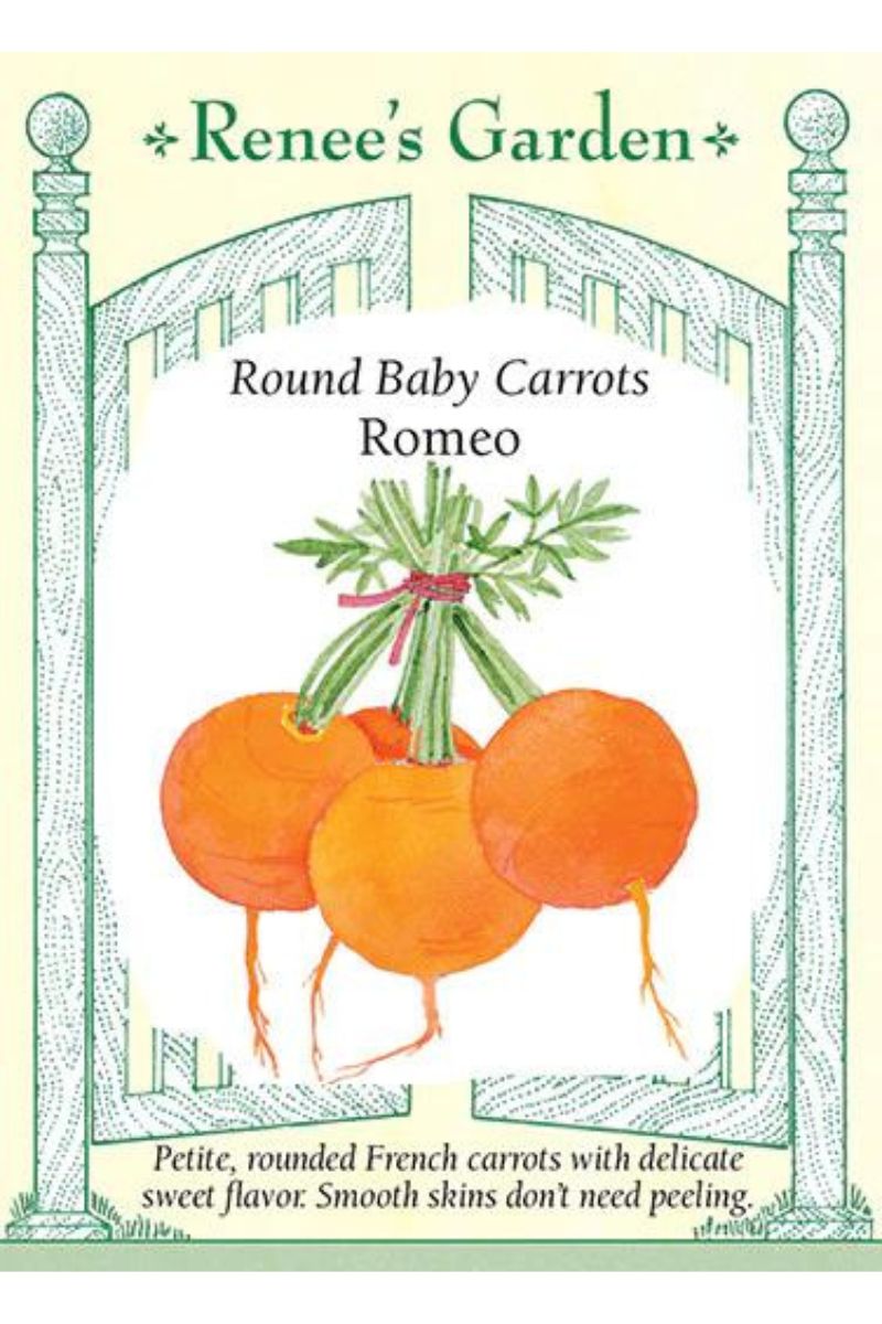 Renee's Garden Round Baby Carrots Romeo Seeds