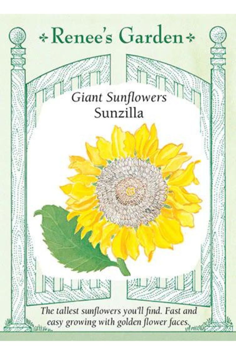 Renee's Garden Giant Sunflower Sunzilla Seeds