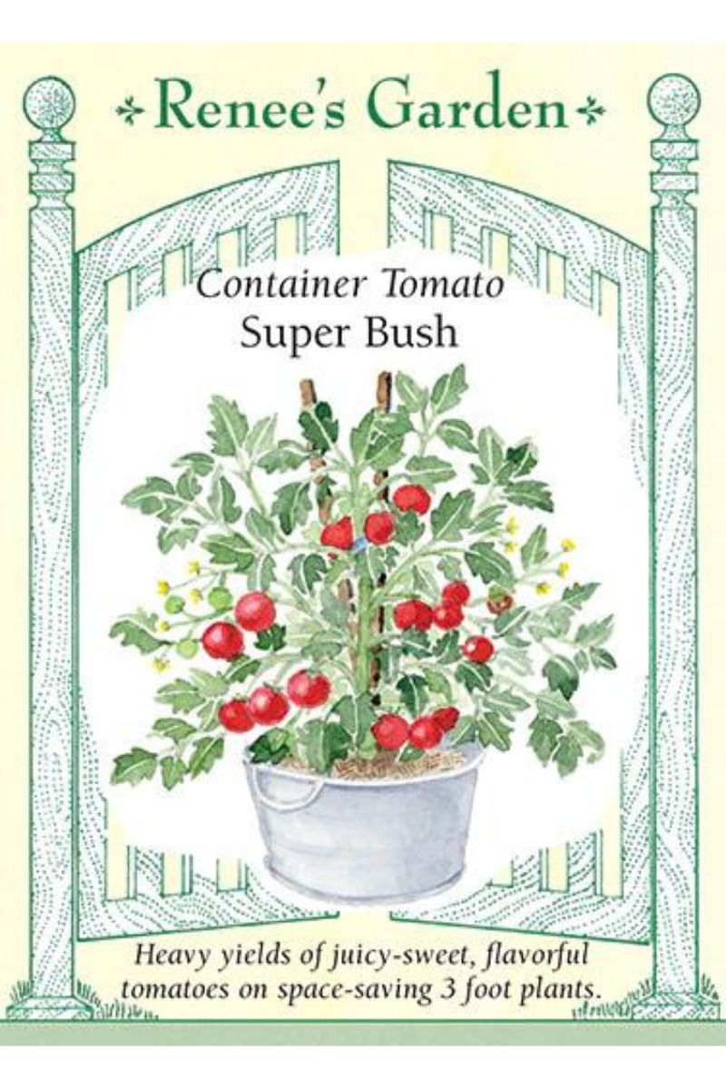 Renee's Garden Container Tomato Super Bush Seeds