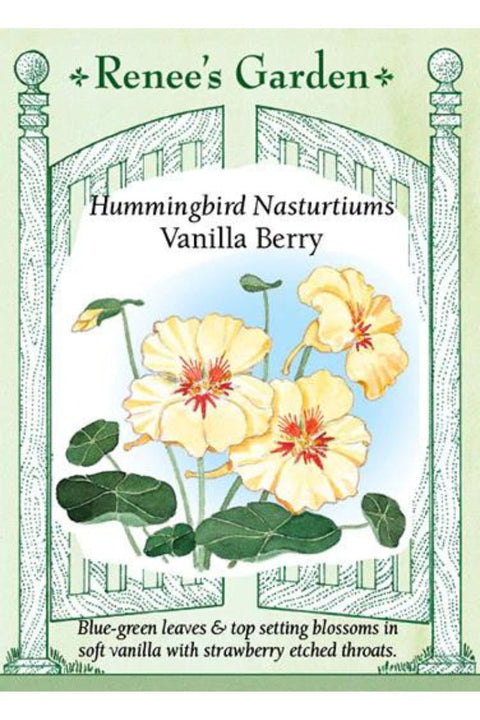 Renee's Garden Hummingbird Nasturtiums Vanilla Berry Seeds