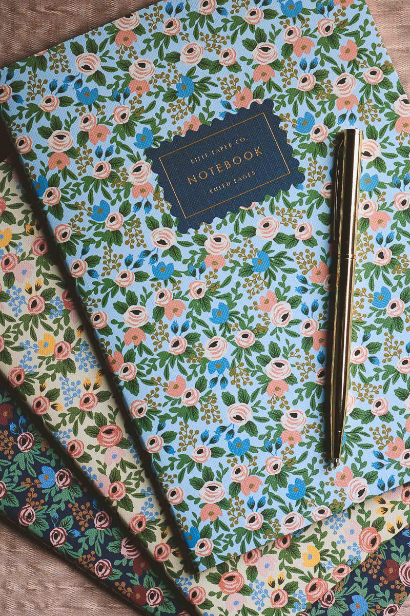 Rifle Paper Co. Rosa Stitched Notebook Set