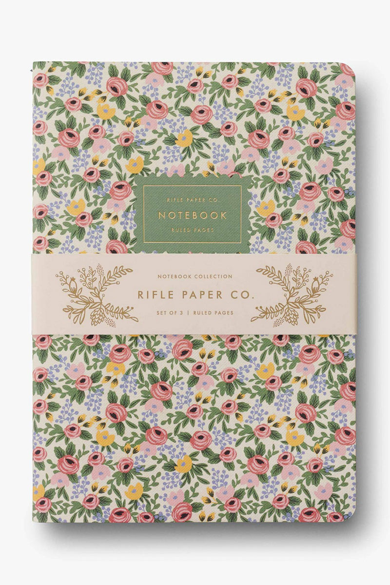 Rifle Paper Co. Rosa Stitched Notebook Set