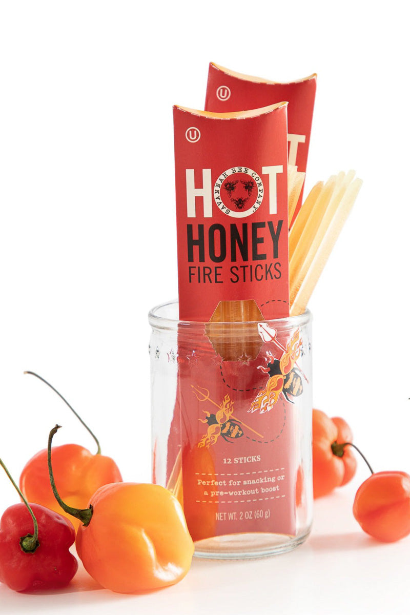 Savannah Bee Hot Honey Fire Sticks 12 count