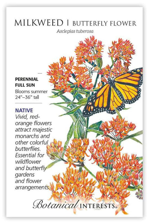Botanical Interests Mnilkweed/Butterfly Flower Seeds