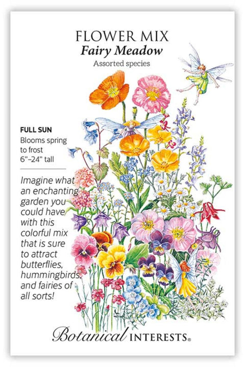 Botanical Interests Fairy Meadow Flower Mix Seeds