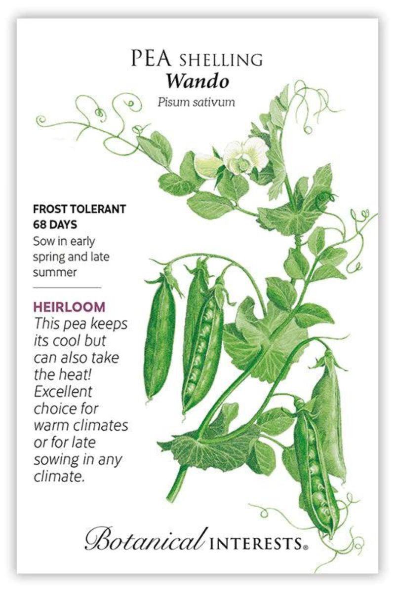 Botanical Interests Wando Shelling Pea Seeds
