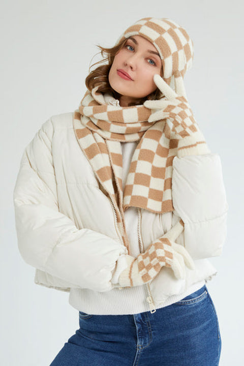 SCARF, TANNER TAN