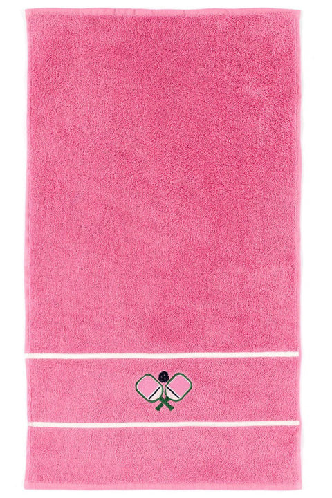 Shiraleah Pickleball Paddles Pink Towel