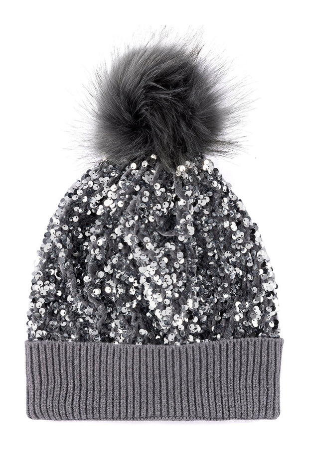 Shiraleah Fiesta Sequin Hat Silver