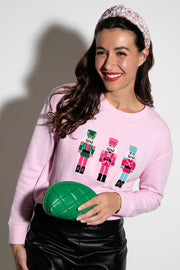 Shiraleah Nutcracker Sweatshirt Blush Medium