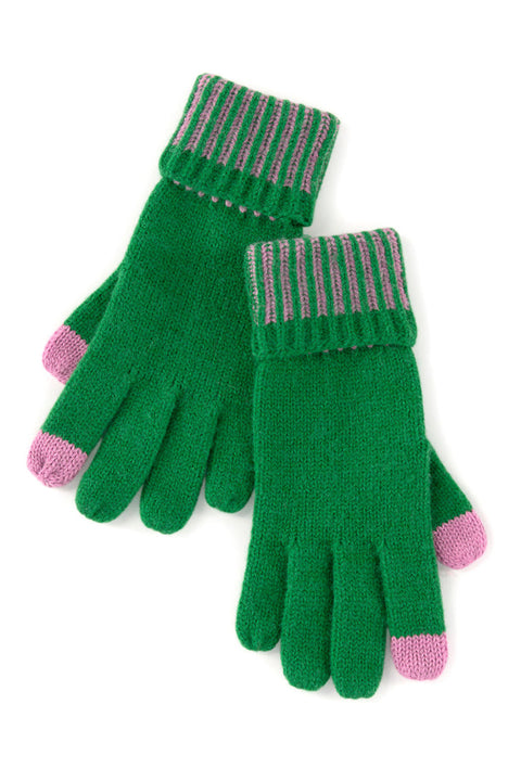 Shiraleah Christie Touchscreen Gloves Green