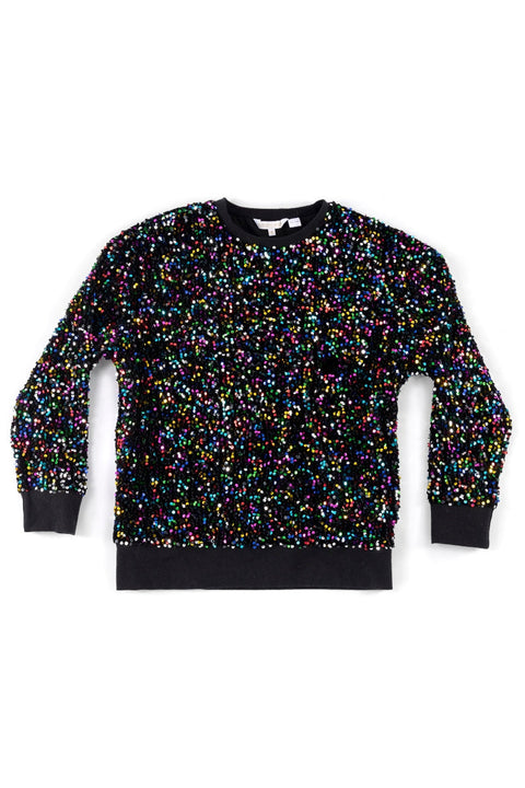 Shiraleah Fiesta Sweatshirt Black Small