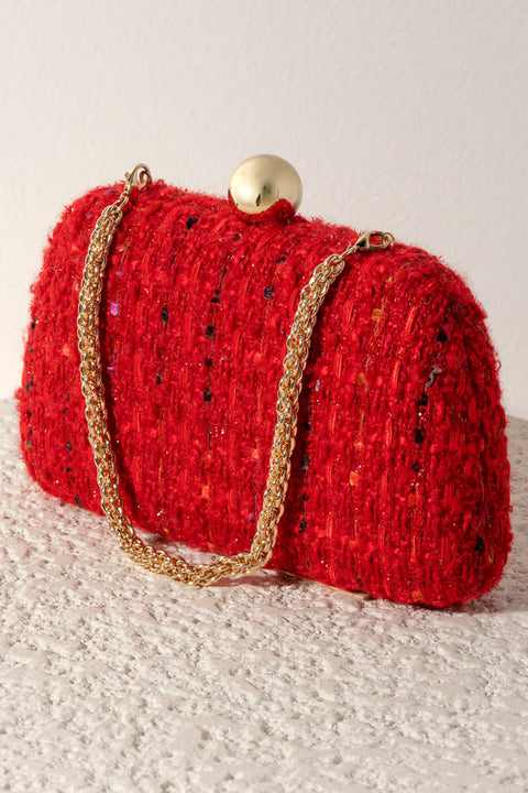 Shiraleah Lana Minaudiere Bag Red