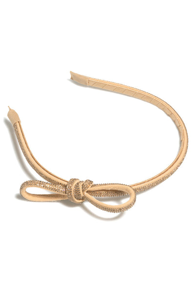 Shiraleah Bow Headband Gold