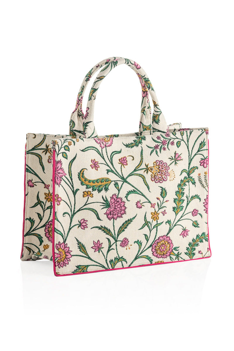 Shiraleah Fran Tote Bag Ivory