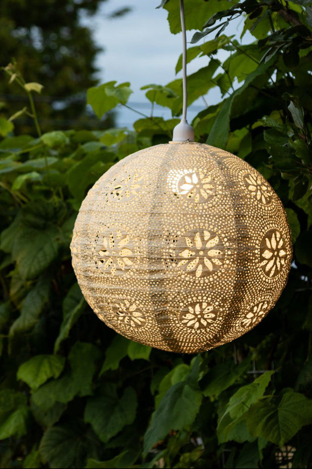 Soji Stella Nova Boho | Pearl | 18" Indoor/Outdoor Pendant Lamp