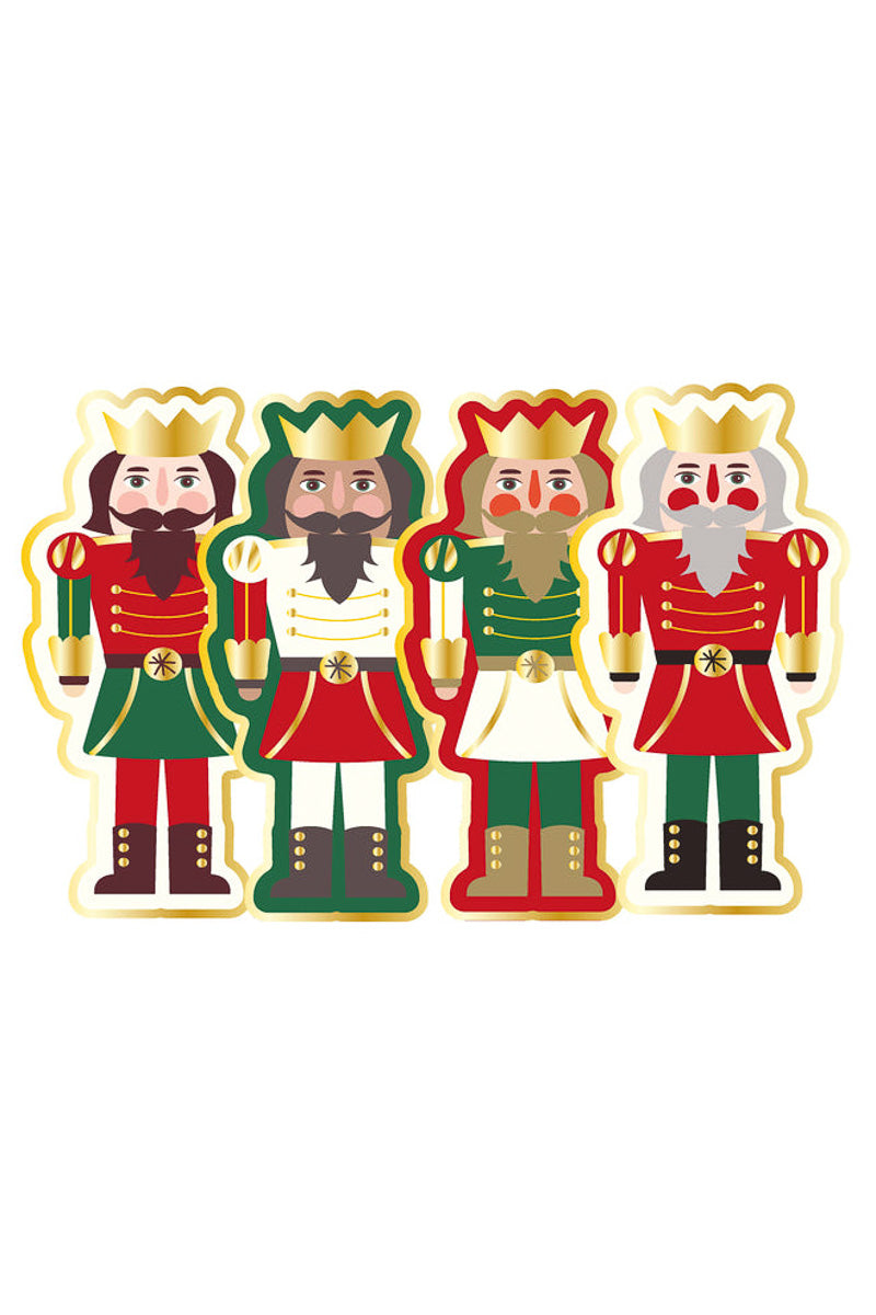 Sophistiplate Die-Cut Shenanigans Nutcracker Christmas Salad Plates 8/pk