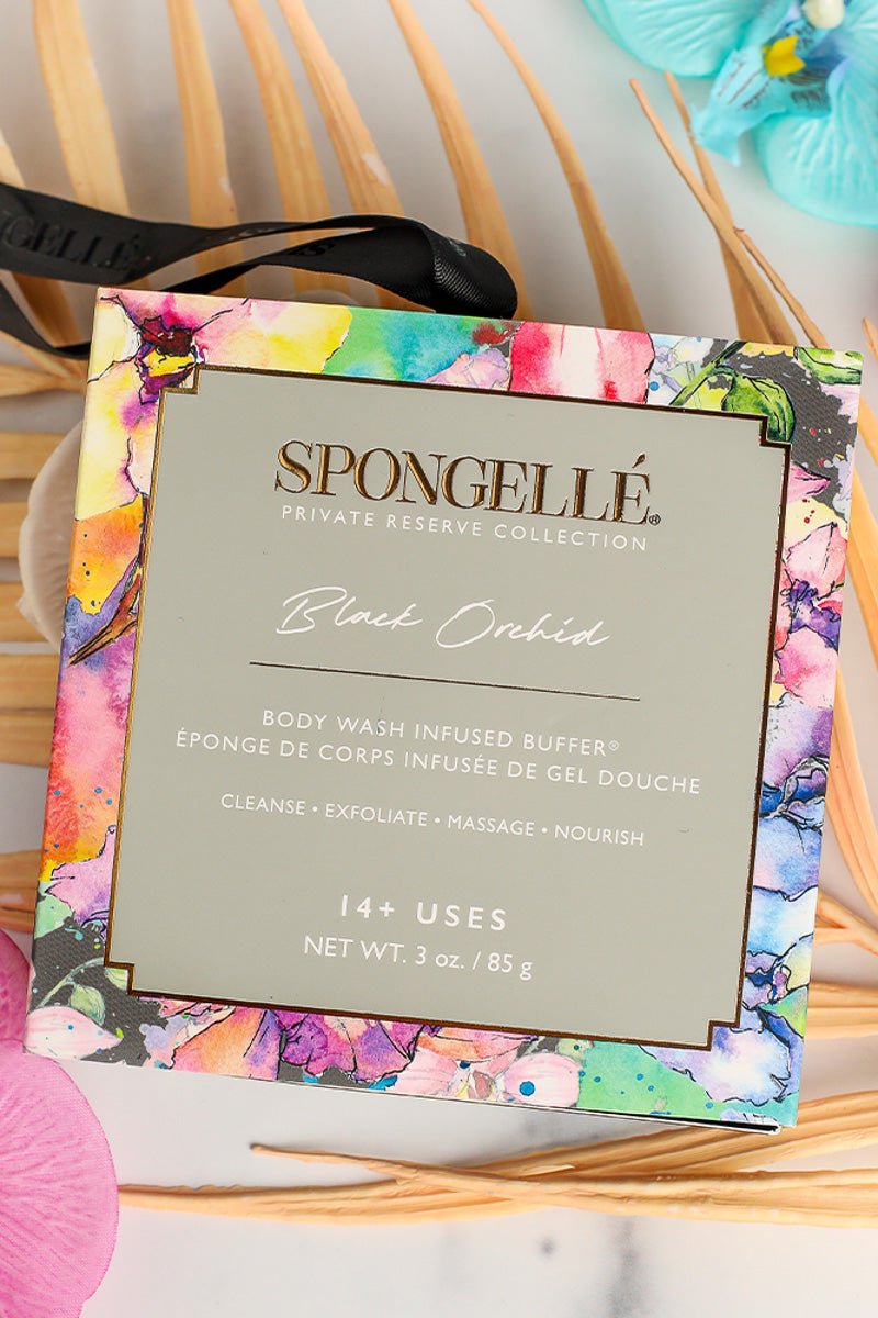 Spongelle Black Orchid Body Wash Infused Buffer