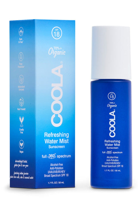 COOLA | Refreshing Water Mist Organic Face Sunscreen SPF 18