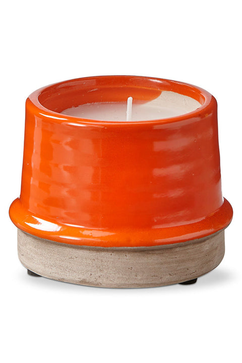 Radius Citro Candle Pot | Tangerine