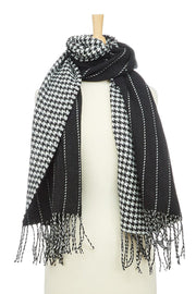 Reversible Houndstooth Scarf