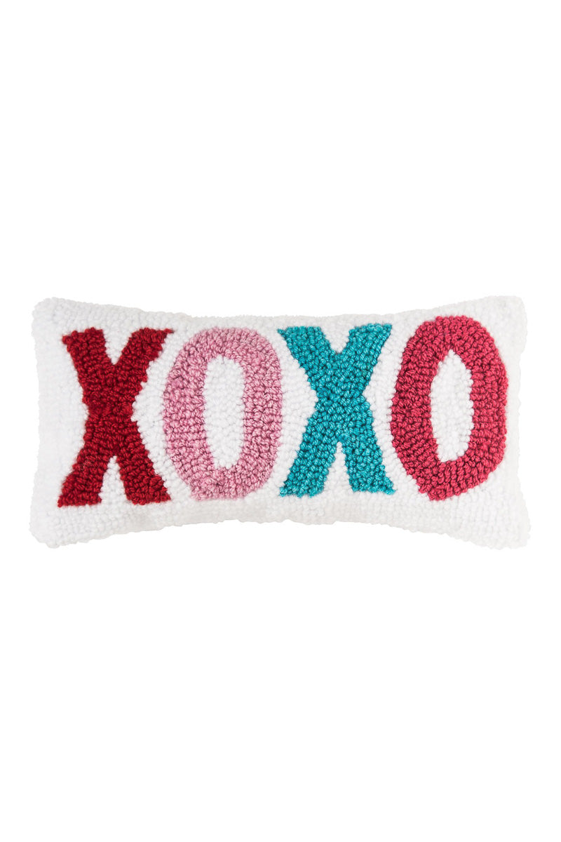 XOXO Hooked Pillow