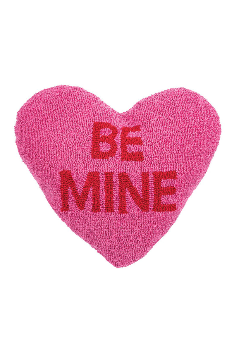 Be Mine Shaped Hooked Pillow