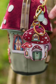 Vendula London Fairy Village Toadstool House Key Charm