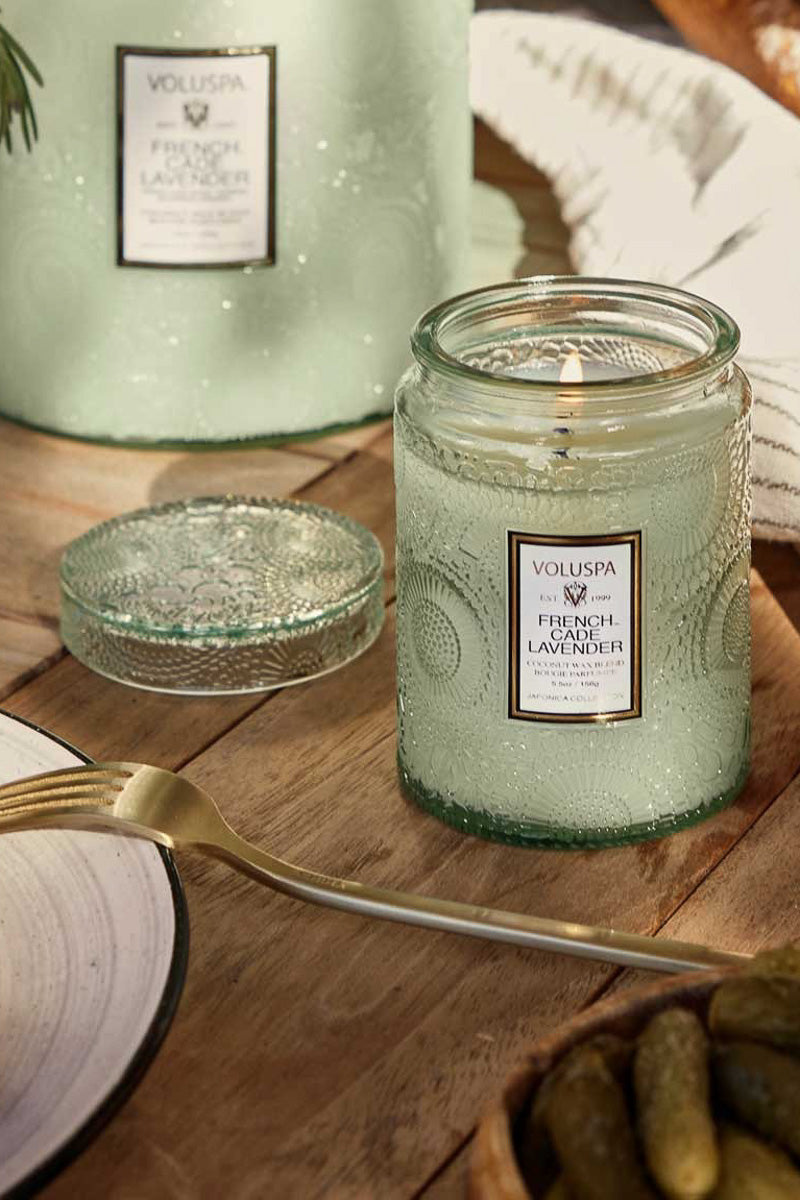 Voluspa French Cade Lavender Small Jar Candle