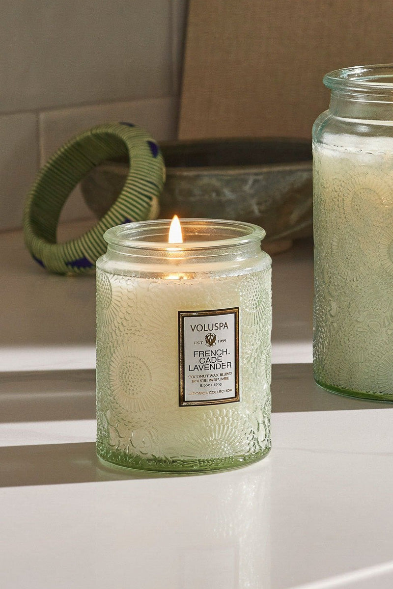 Voluspa French Cade Lavender Small Jar Candle