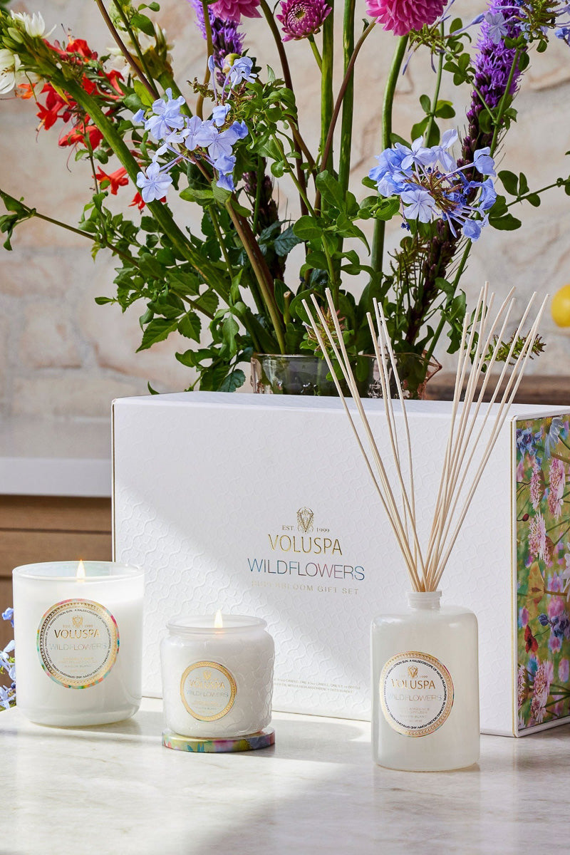 Voluspa Wildflowers Superbloom Gift Set