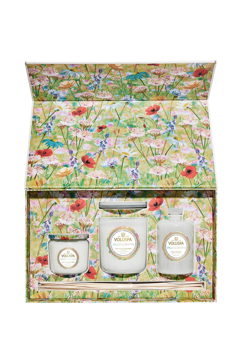 Voluspa Wildflowers Superbloom Gift Set