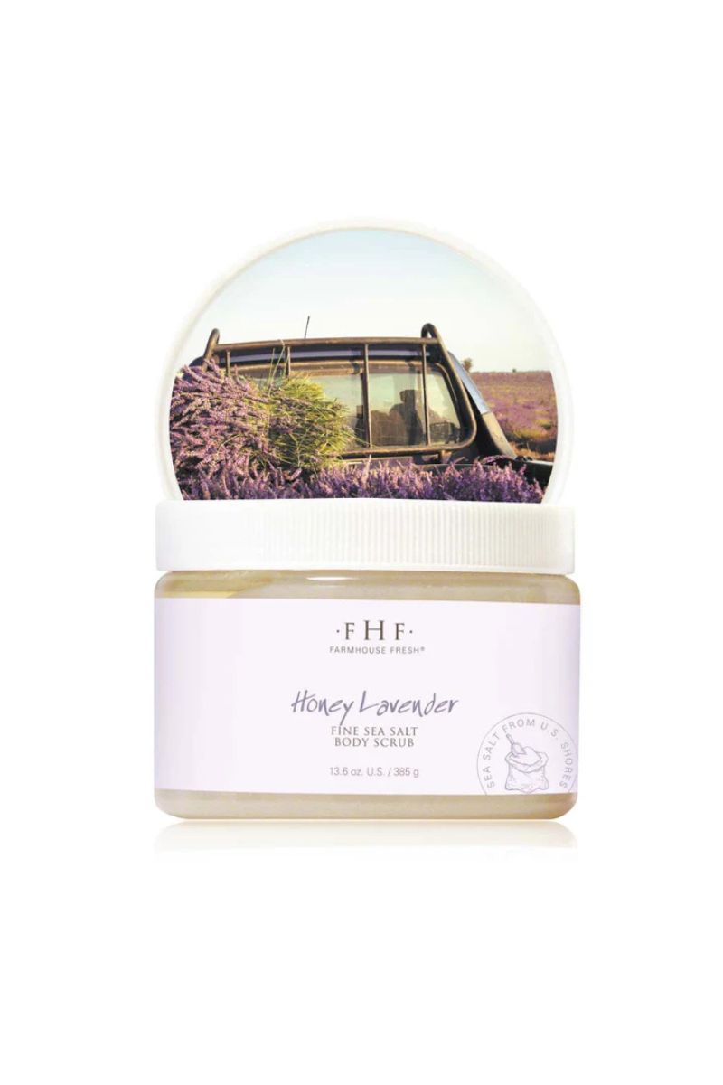 Farmhouse Fresh Honey Lavender Body Scrub 12 oz