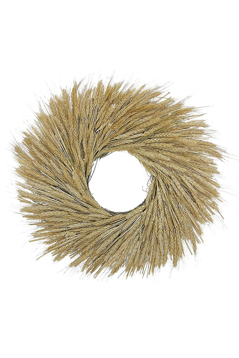 Bearded Wheat Wreath 22"