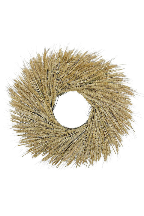 Bearded Wheat Wreath 22"