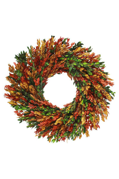 Shades of Autumn Wreath 22"