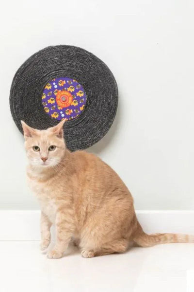 FuzzYard Record Cat Scratcher Caturday Night Fever