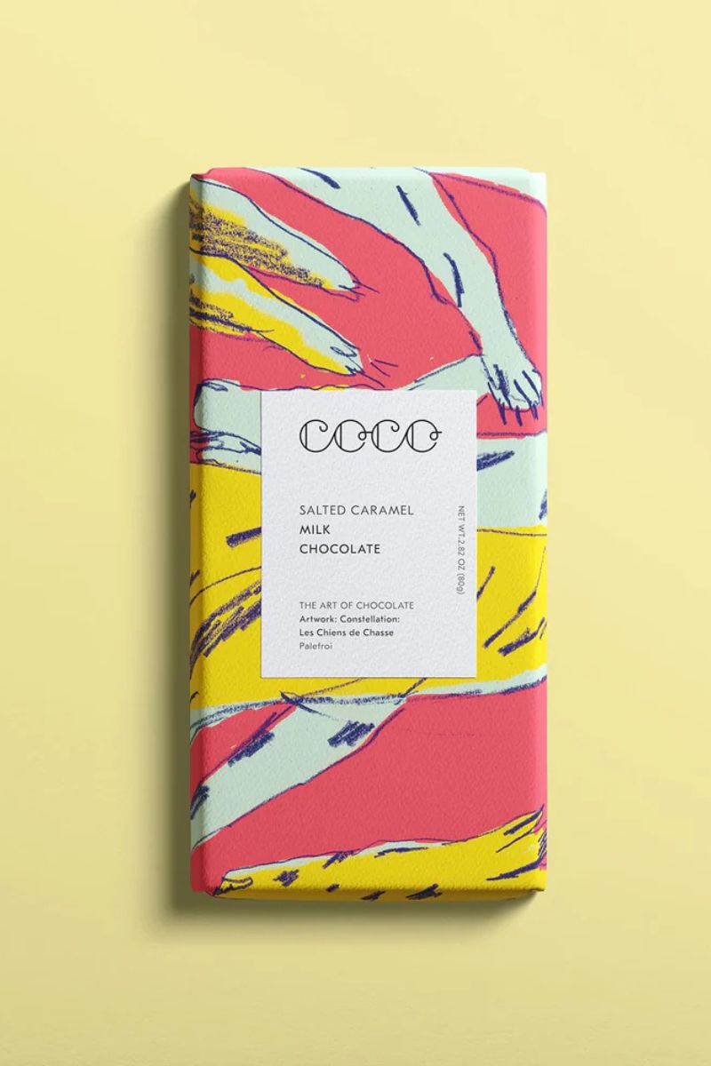 COCO Chocolatier Salted Caramel Milk Chocolate Bar