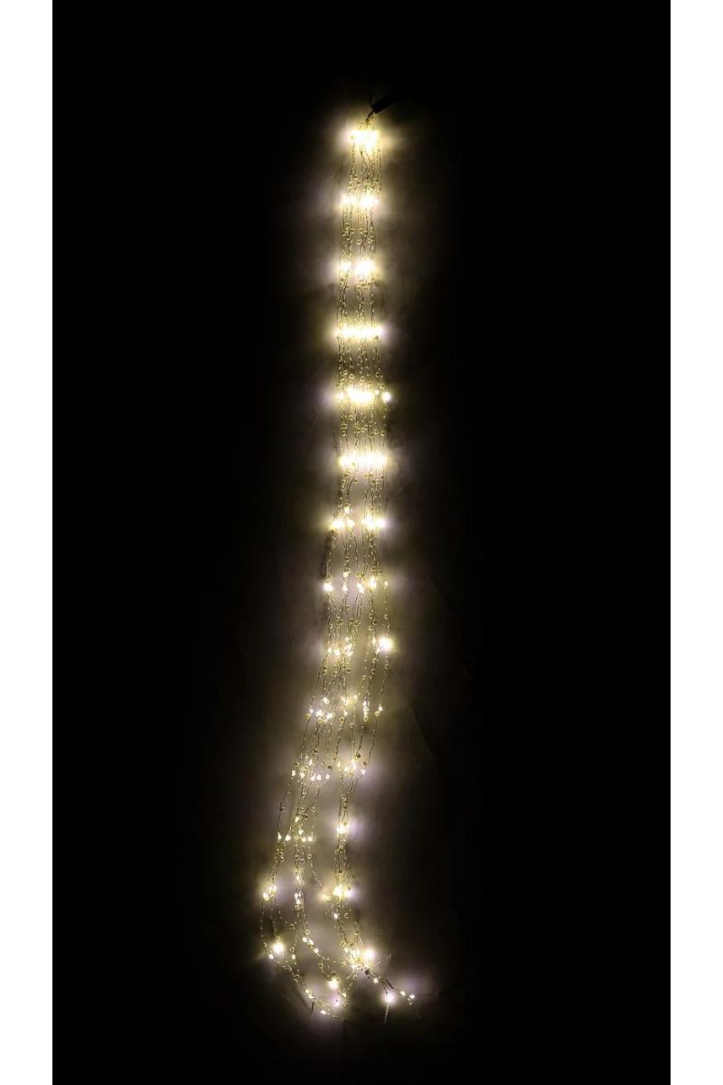 LED PEARL LITE STRAND 5' SIL