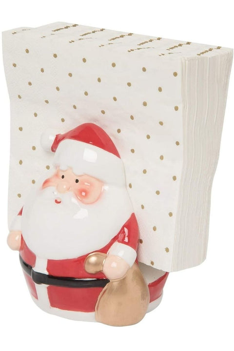 NAPKIN HOLDER,  SANTA CLAUS