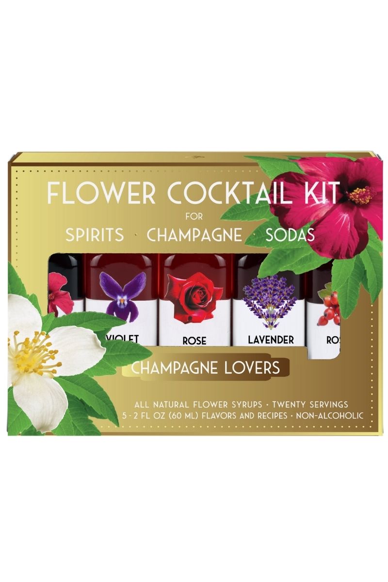 Floral Elixir Co. Holiday Cheers Syrups Cocktail Kit