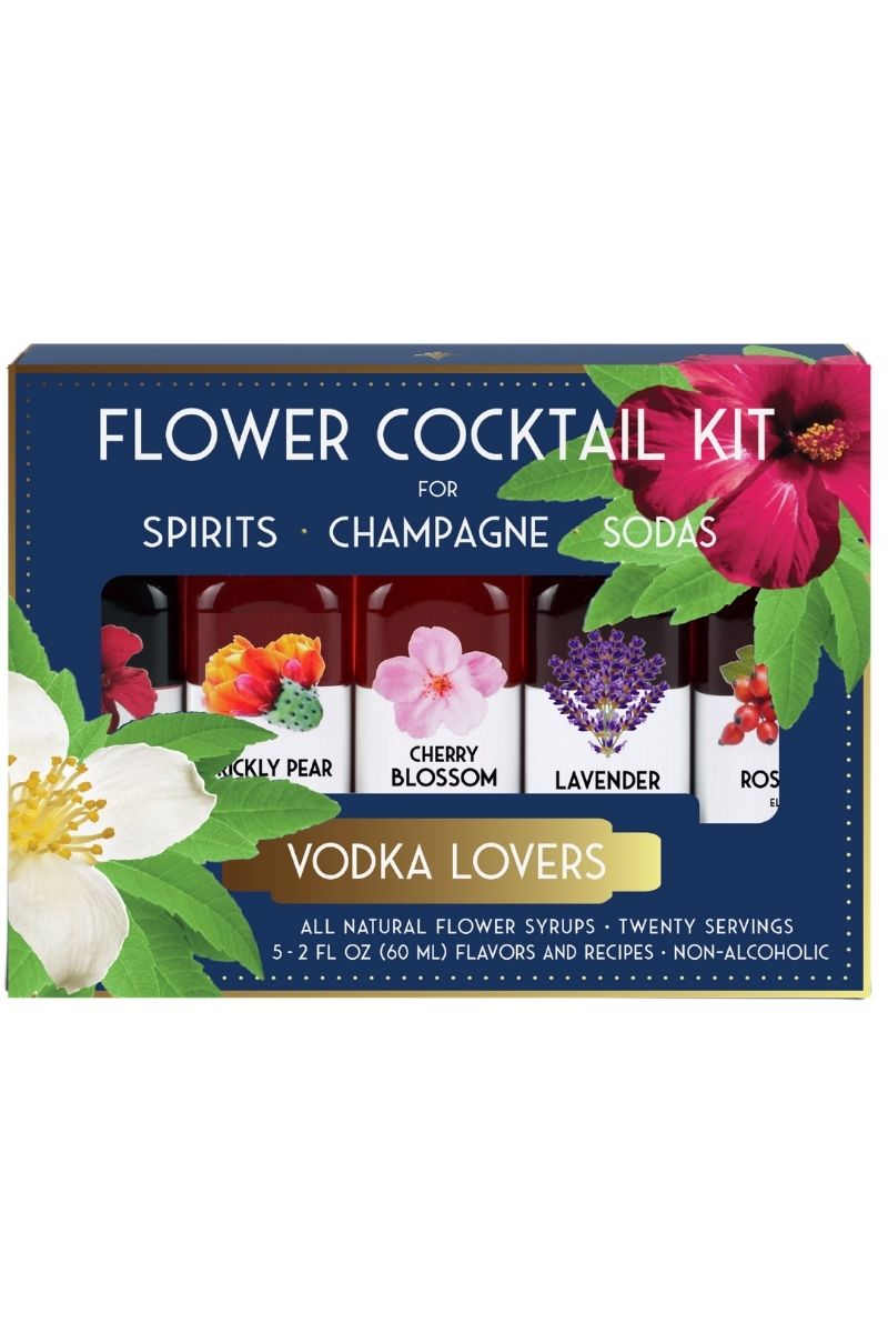 Floral Elixir Co. Vodka Lovers Syrups Cocktail Kit