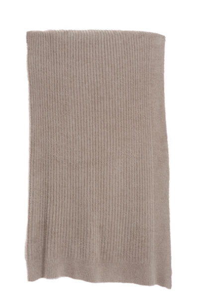 CozyChic Ribbed Throw-Sand