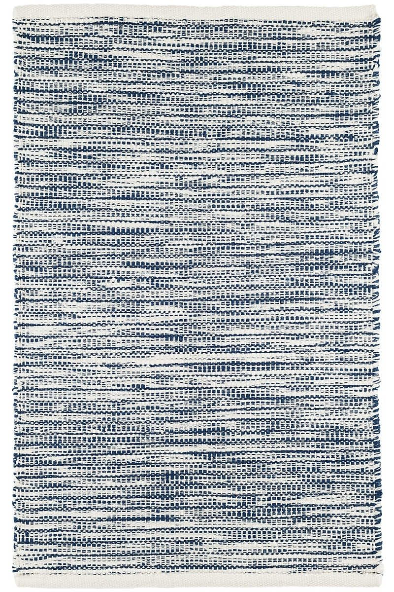 Dash & Albert Tideline Handwoven Indoor/Outdoor Rug 2'x3' Navy